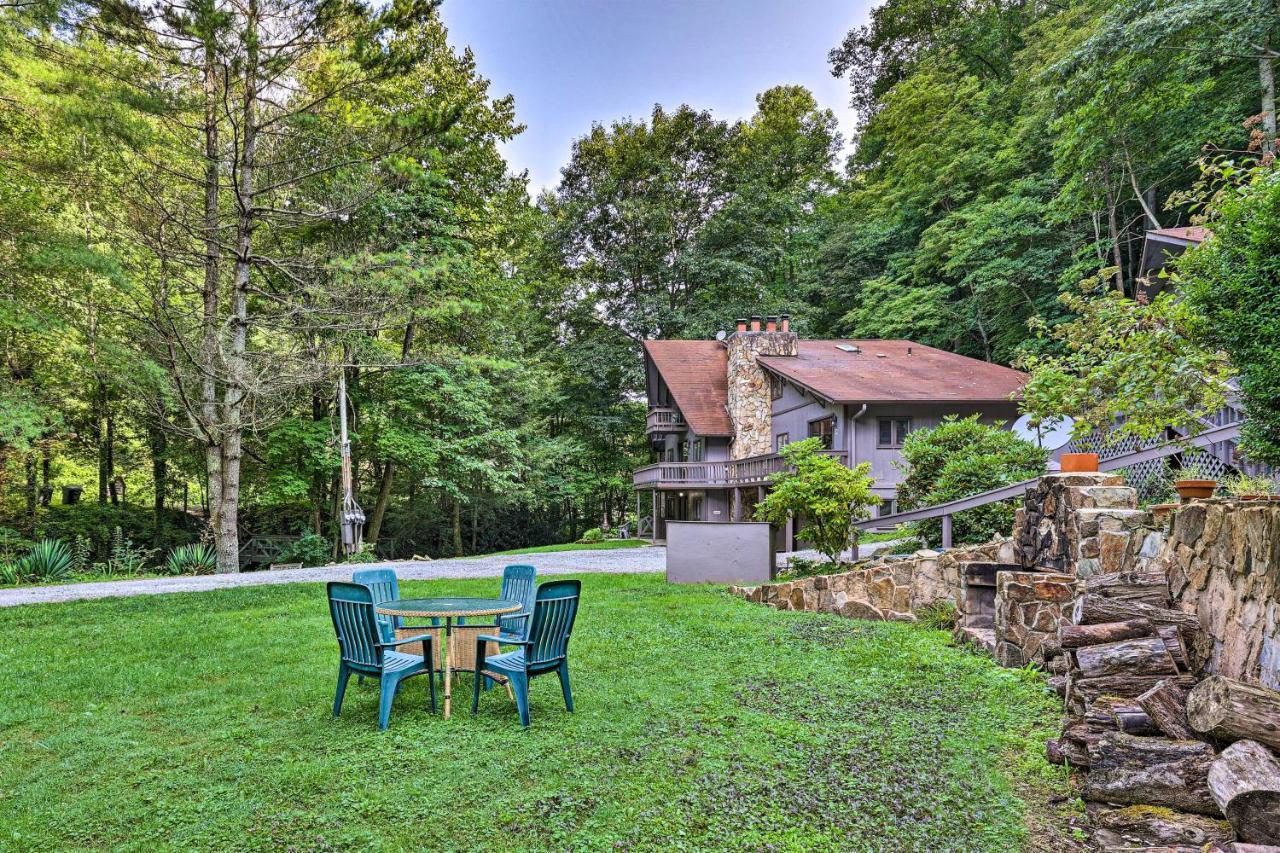 Roan Mountain Creekside Cabin Hike And Fish! Exteriör bild